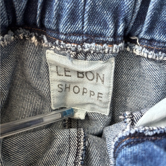 Le Bon Shoppe Long Arc Pants - Blue Denim - Picture 4 of 5